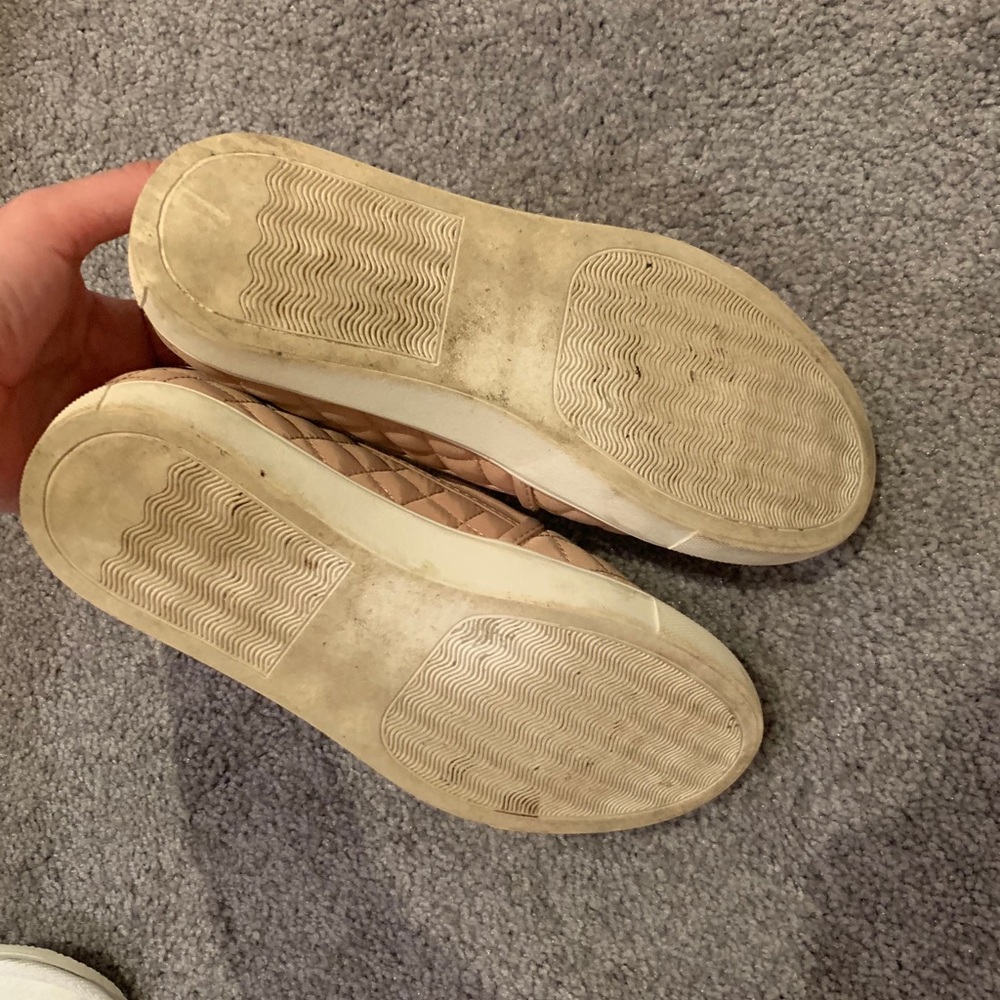 Pink Quilted Steve Madden Slip On Sneakers - Picture 5 of 6